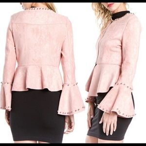 Fanco Jackets & Coats - Deep Blush Pink Faux Suede Jacket Fanco Jackets & Coats - Deep Blush Pink Faux Suede Jacket